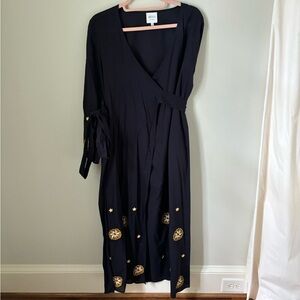 MISA Printed Maxi Dress